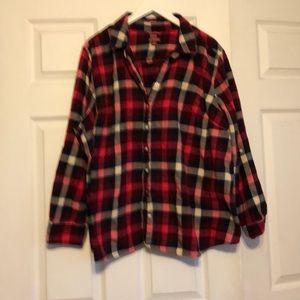 Red flannel button down